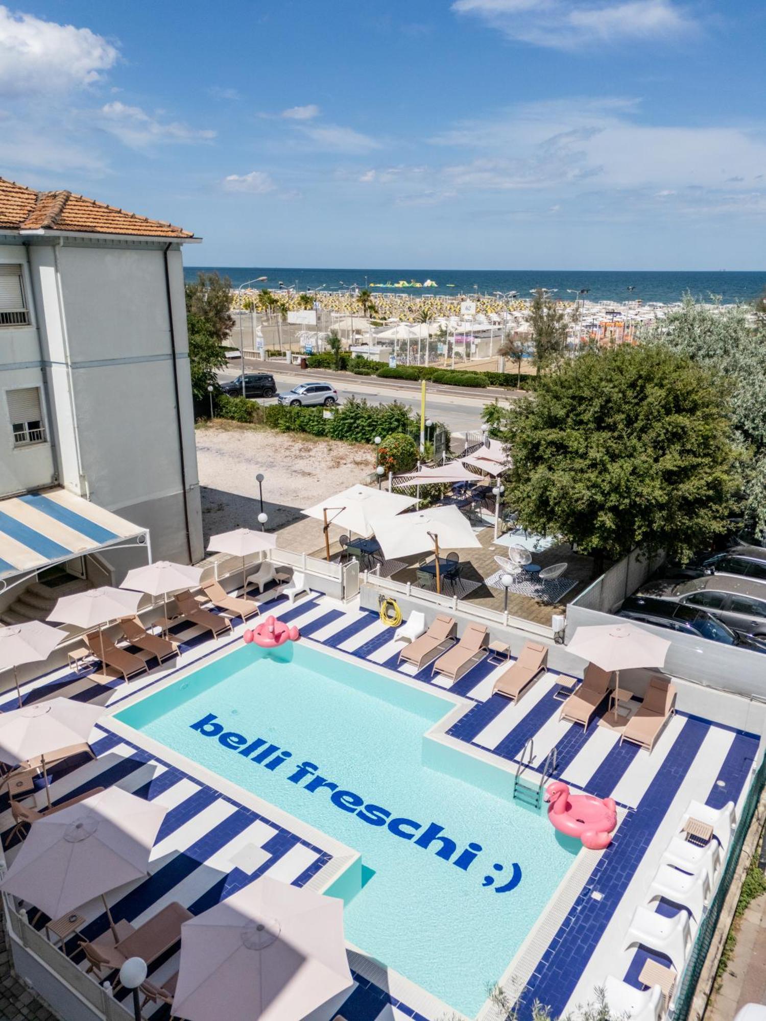 Hotel Belvedere Mare Rimini Eksteriør bilde